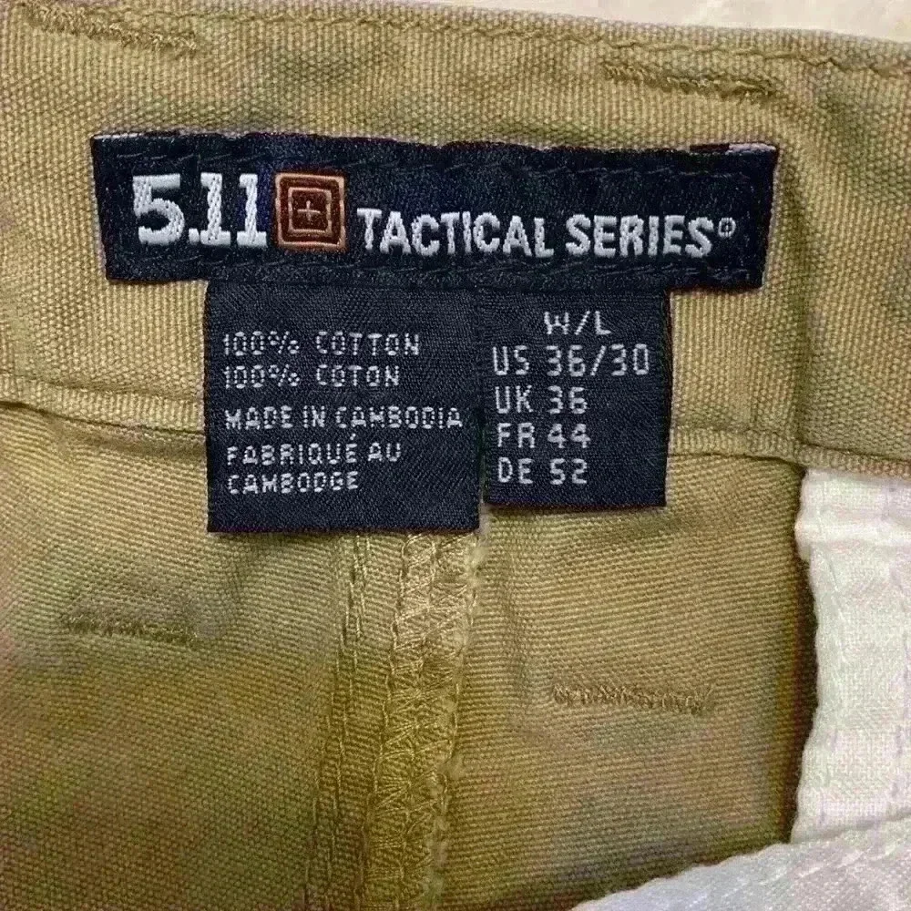 5.11 tactics series men’s tan pant 33 X 28 blue collar work range wear *flaw - Picture 11 of 12